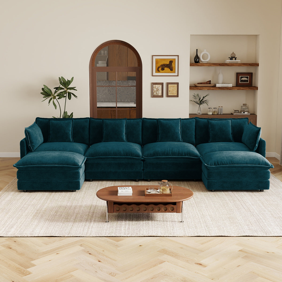 UI Furniture Oversized U-Shape Sectional Sofa - view 2