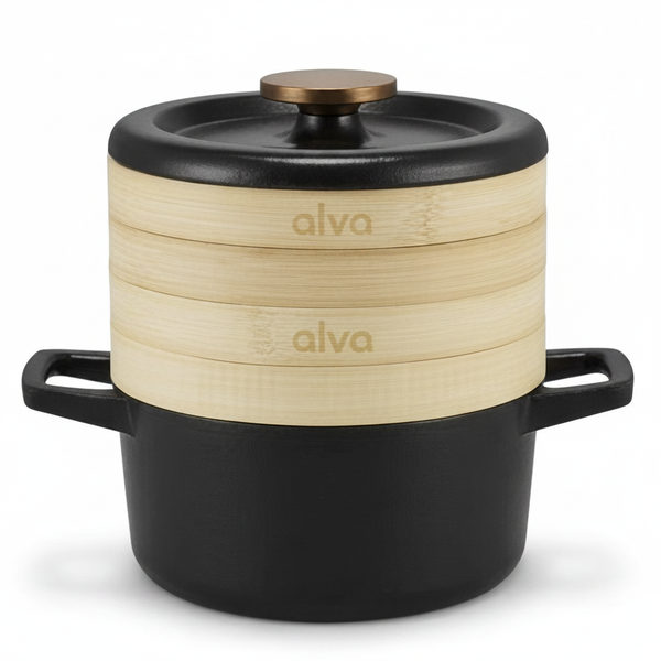 Cocotte with Steamer Inserts — 2.5 Qt.