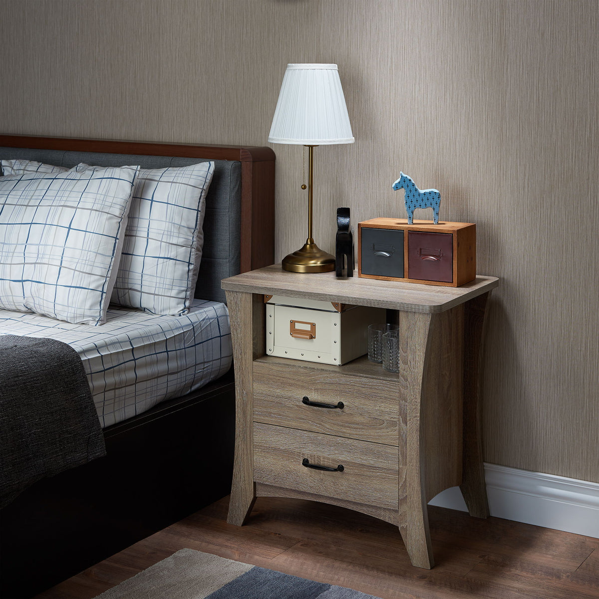 Urban Nest Accent Nightstand with Functional Storage - view 5