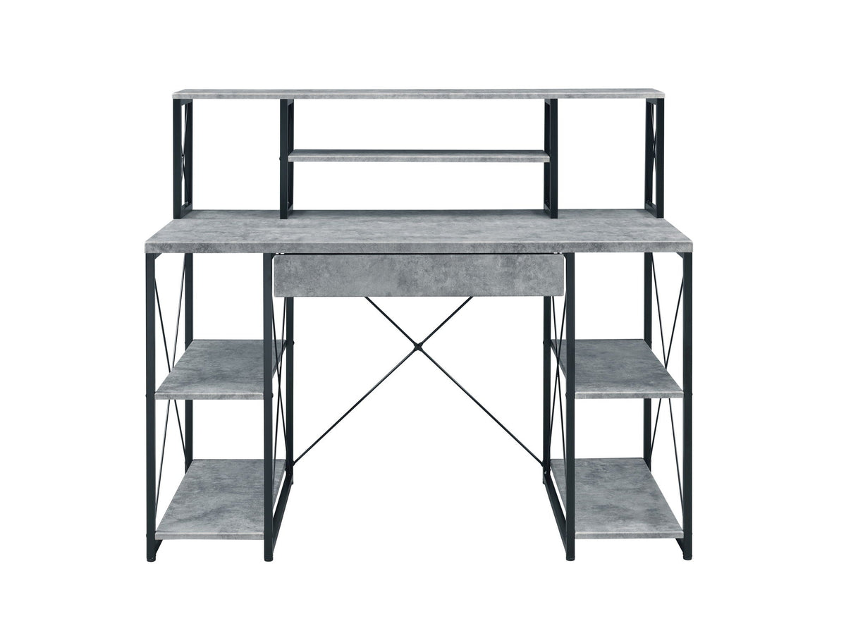 Urban Nest Amiel All Purpose Writing Desk with Storage - view 4