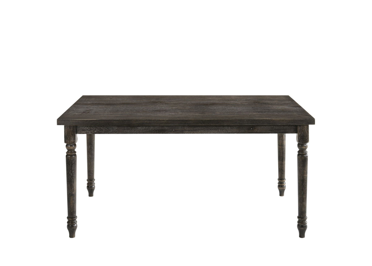 Claudia II - Weathered Dining Table - Gray - Best Buy Furniture