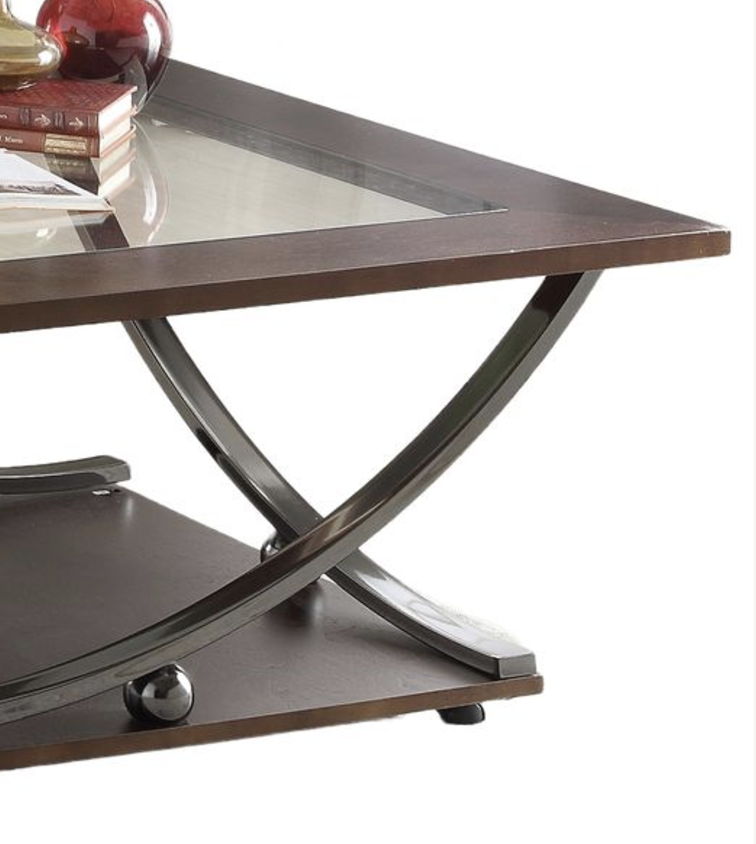 Urban Nest Dark Brown Coffee Table with Modern Elegance - view 5