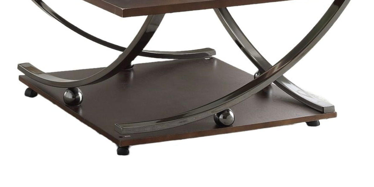 Urban Nest Dark Brown Coffee Table with Modern Elegance - view 6