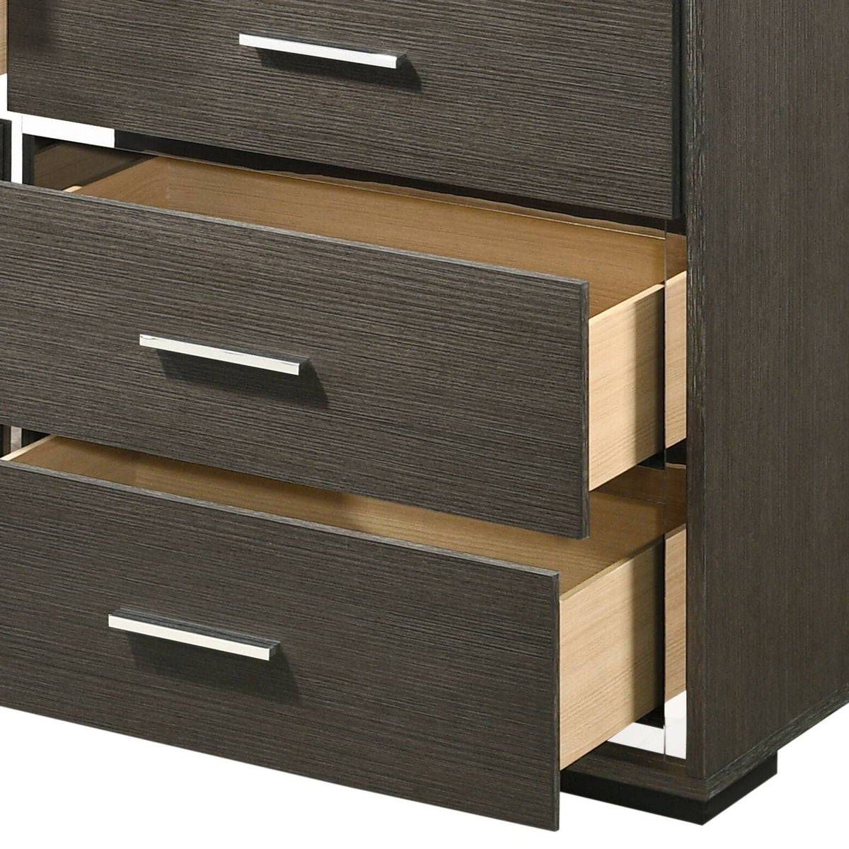 Escher - Dresser - Gray / Oak - Best Buy Furniture