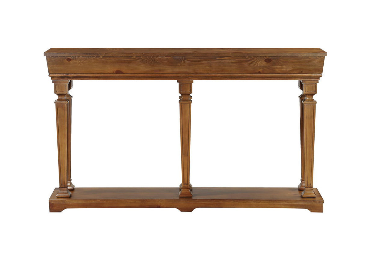 Urban Nest Garrison Wooden Console Table with Base Shelf - view 2