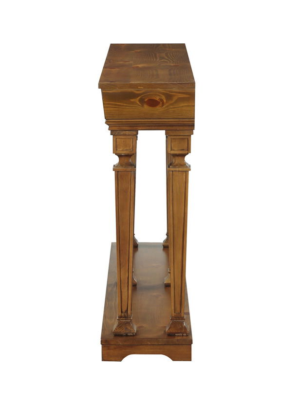 Urban Nest Garrison Wooden Console Table with Base Shelf - view 5