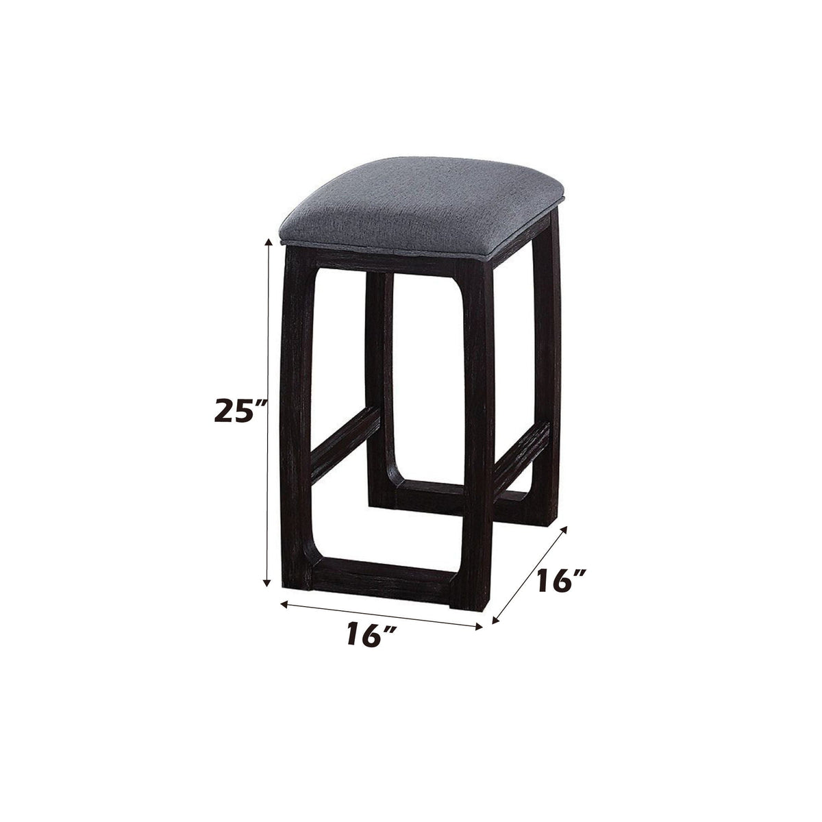 Razo - Weathered Counter Height Stool - Gray - Best Buy Furniture
