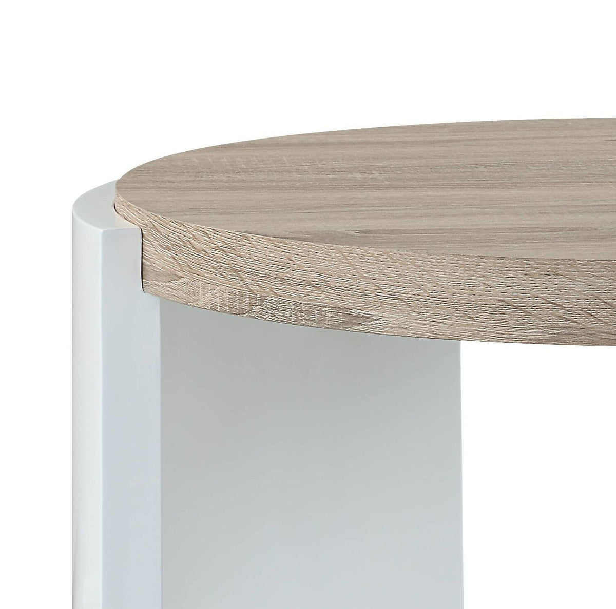 Urban Nest High Gloss End Table with Thick Tabletop - view 4