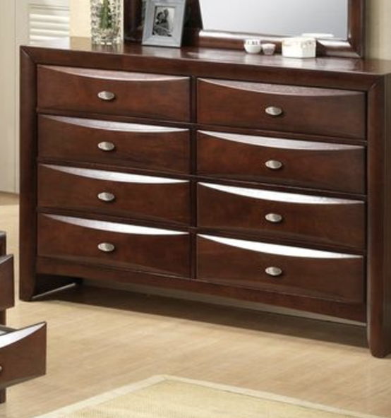 Urban Nest Ireland Ample Storage Dresser with Ample Storage in Dark Brown