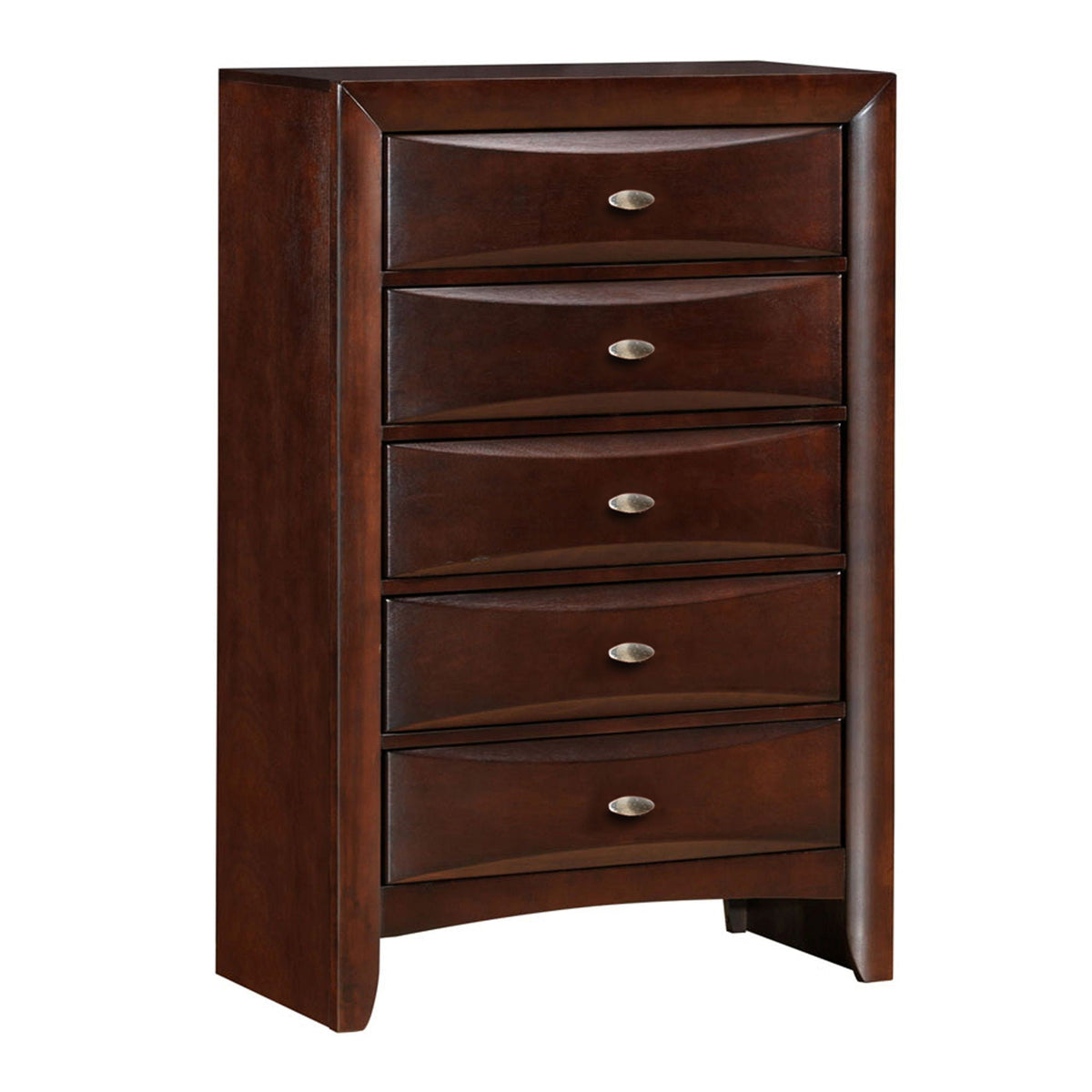 Urban Nest Ireland Elegant Design Chest in Dark Brown