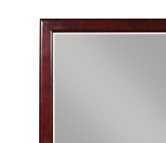 Urban Nest Louis Philippe Bedroom Mirror with Elegant Wood Frame - view 8