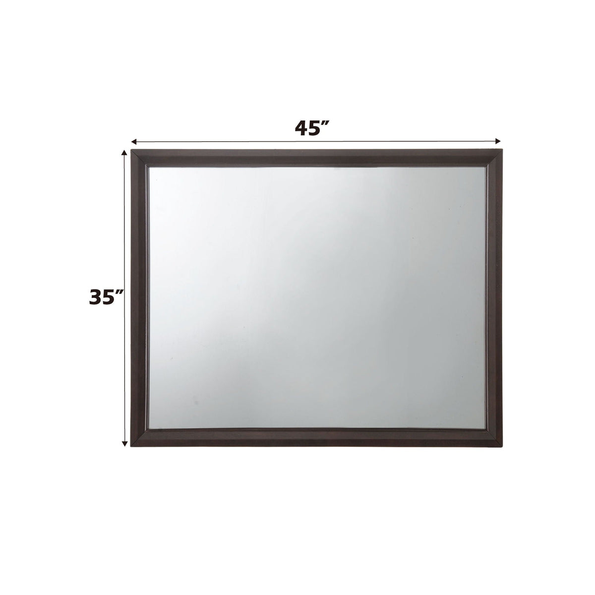 Madison - Mirror - Espresso - Best Buy Furniture