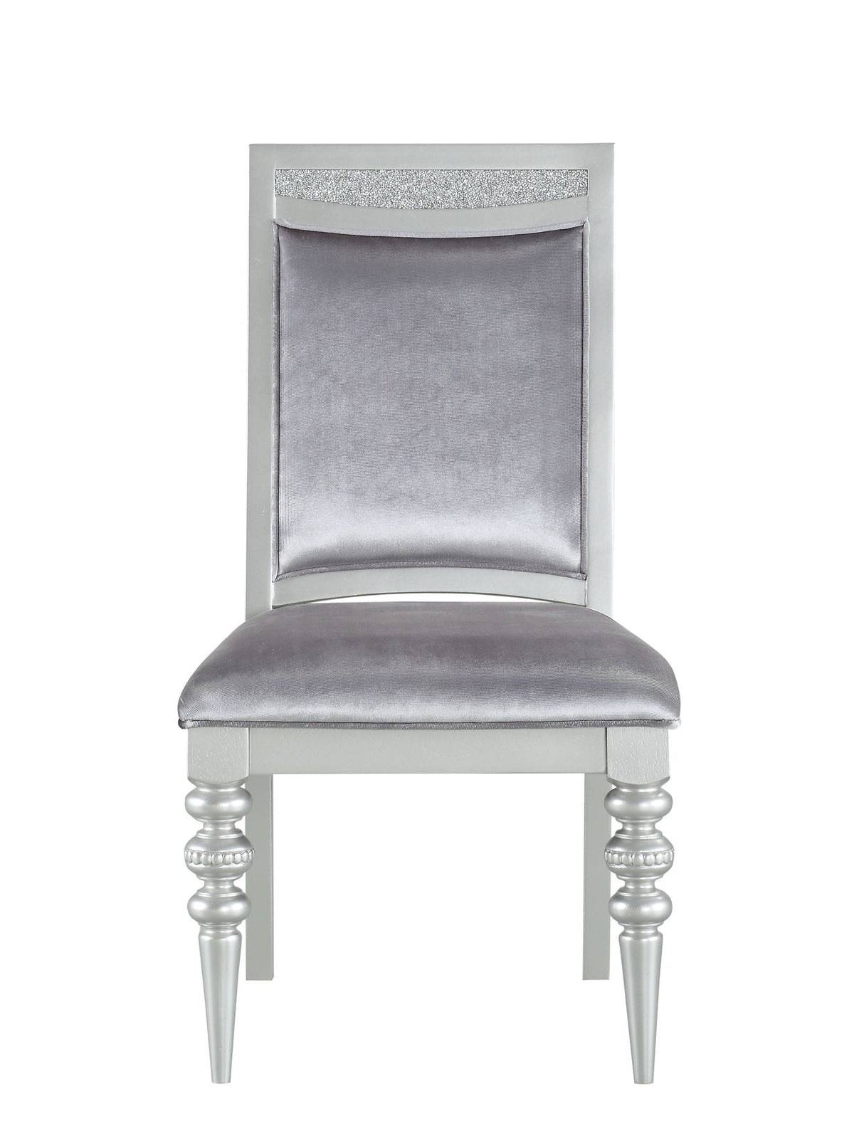 Maverick - Side Chair (Set of 2) - Silver - Best Buy Furniture