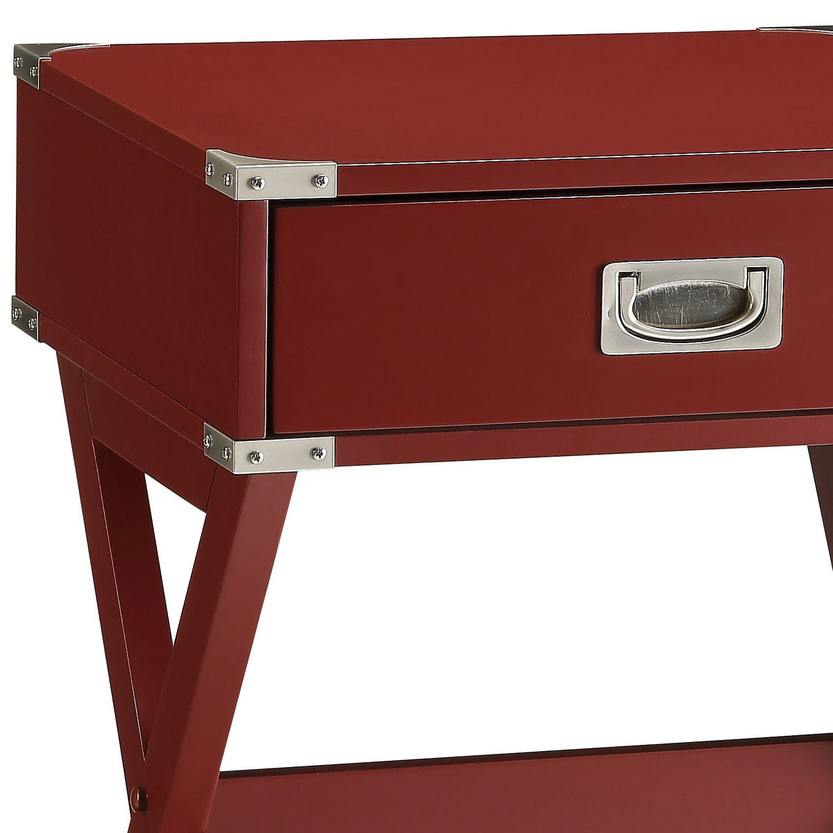 Urban Nest Modern Wood Accent Nightstand with Drawer