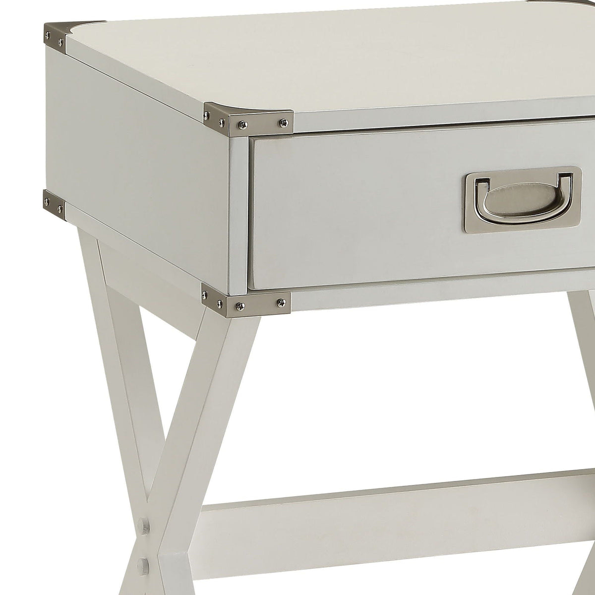 Urban Nest Modern Wood Accent Nightstand with Drawer - view 4