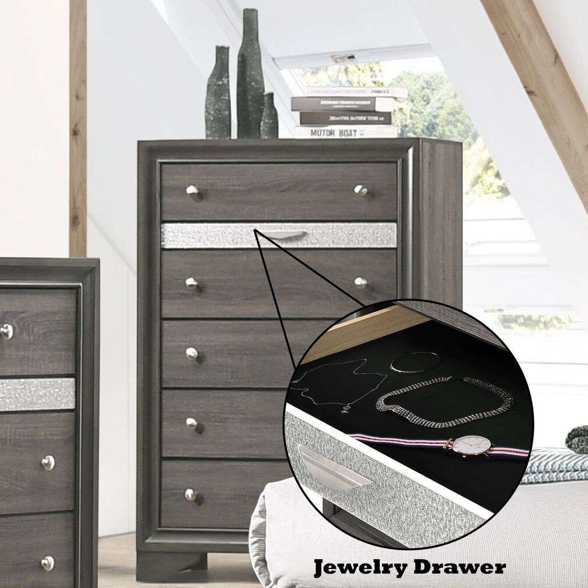 Urban Nest Naima Ample Storage Chest - view 4