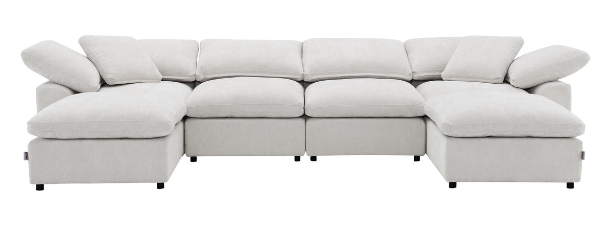 Urban Nest Naveen Modular Sectional With Ottoman - view 4