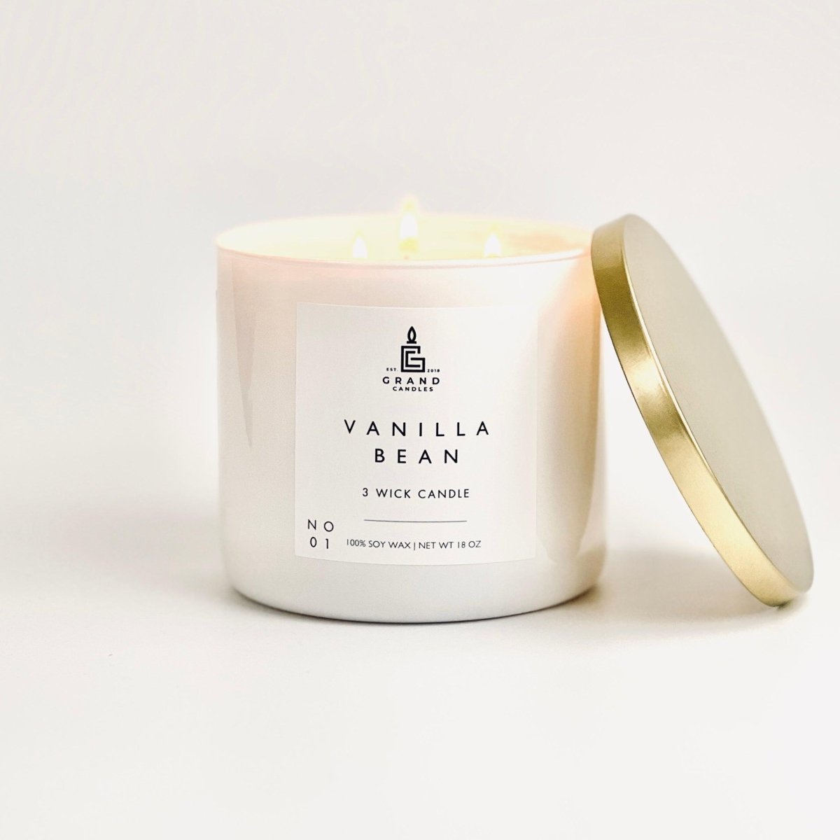 Grand Candles LLC Vanilla Bean Soy Candle - view 6