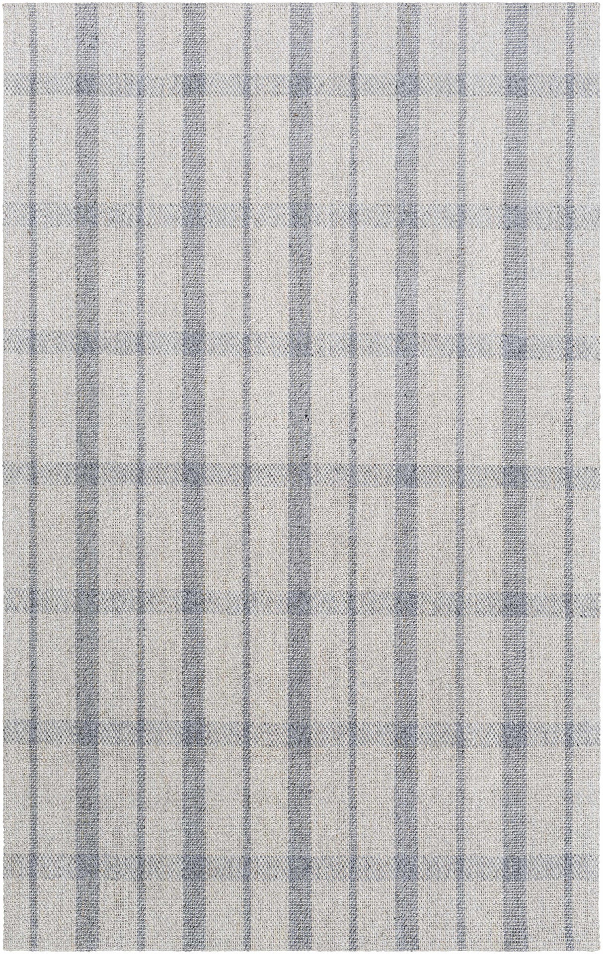 Verdon Light Gray Plaid Rug