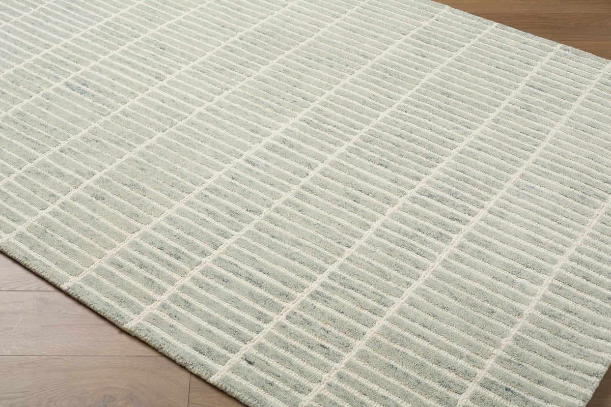 Finial Sage Wool Area Rug
