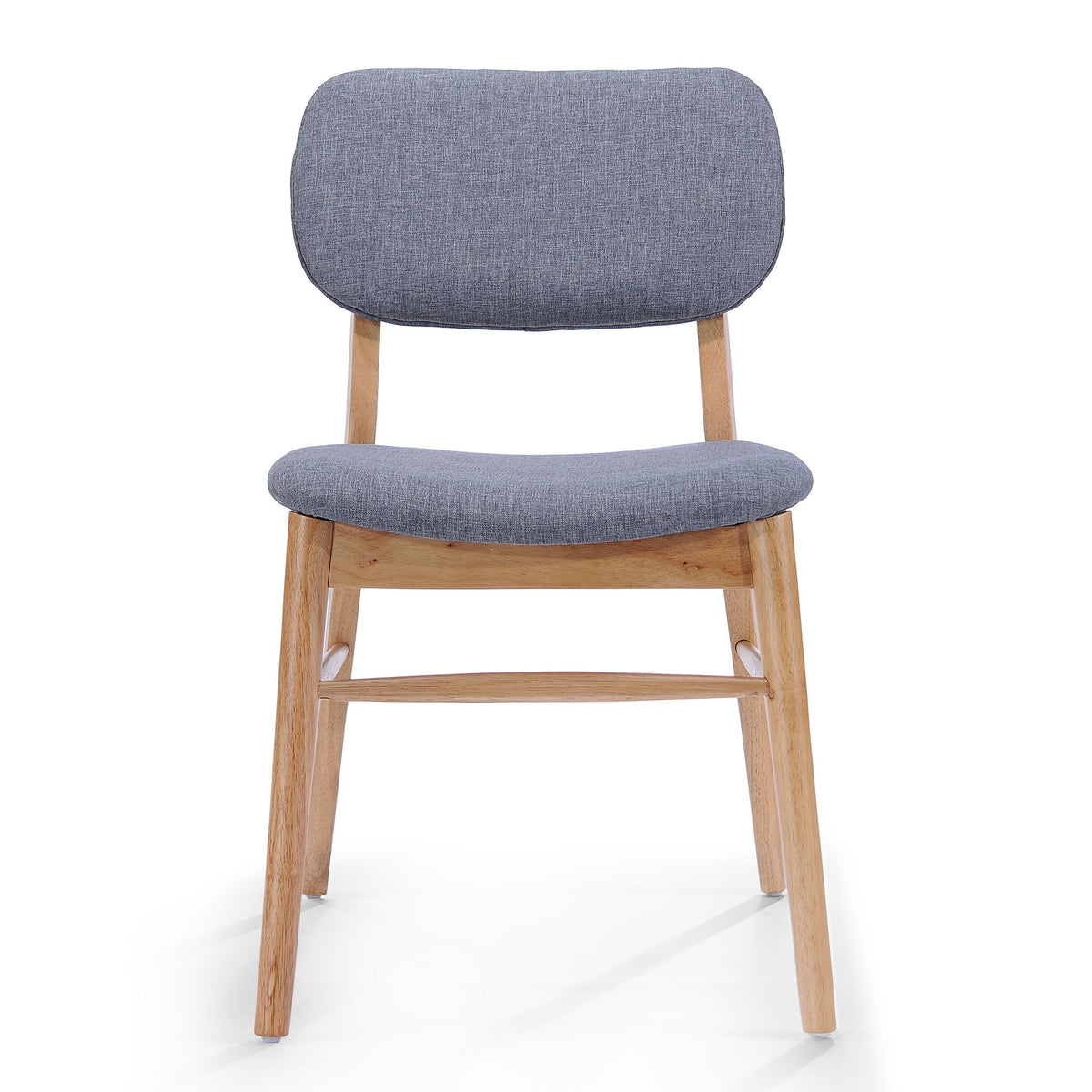 Voyager Upholstered Accent Chair Set of 2 in Dark Gray