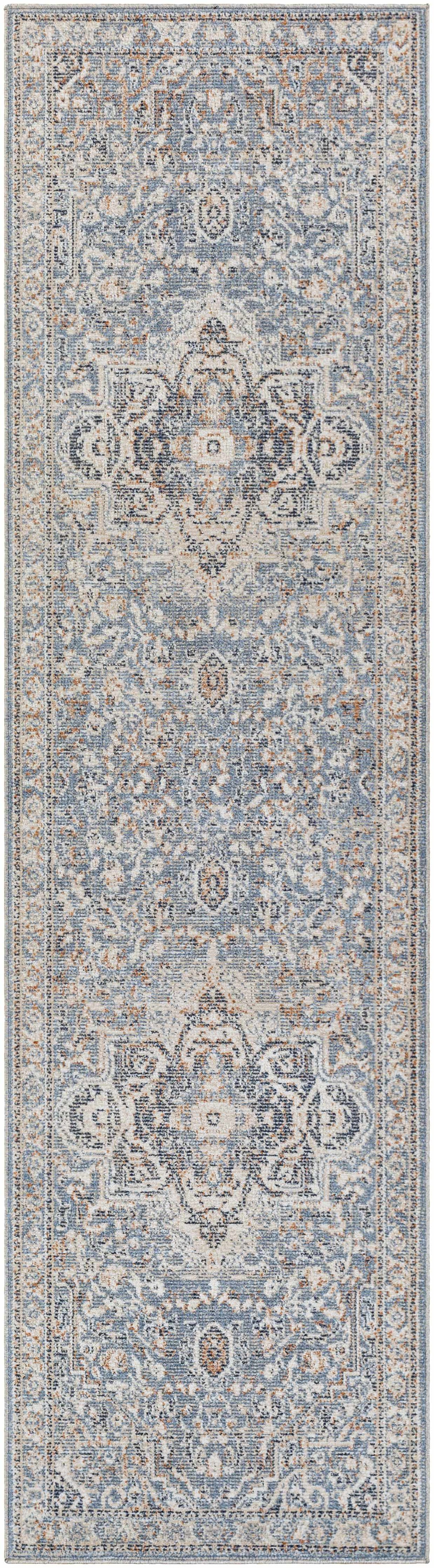 Buguey Cream&Blue Area Rug - Clearance