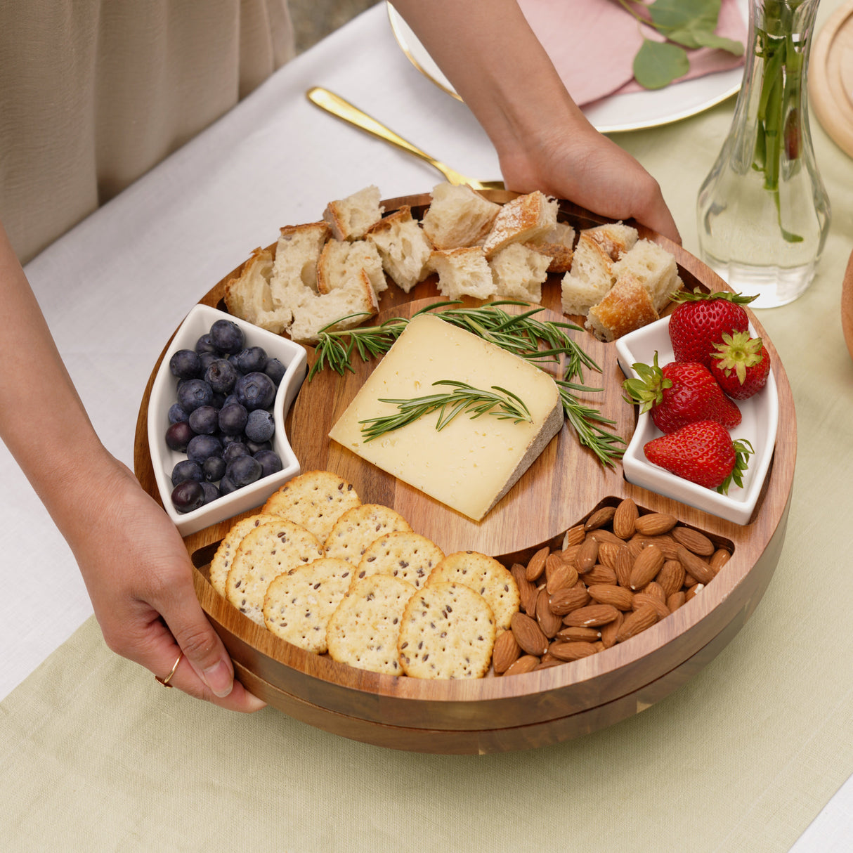 Rotating Charcuterie Board