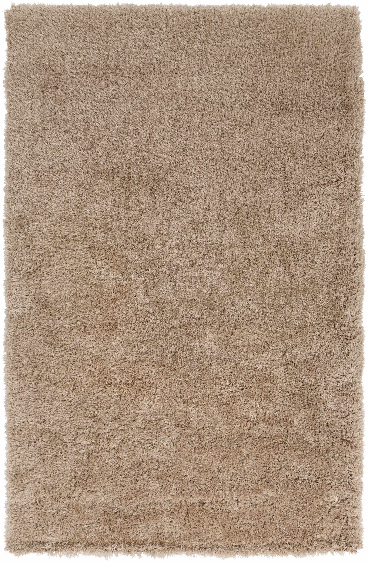 Woodridge Solid Brown Shag Area Rug - Clearance