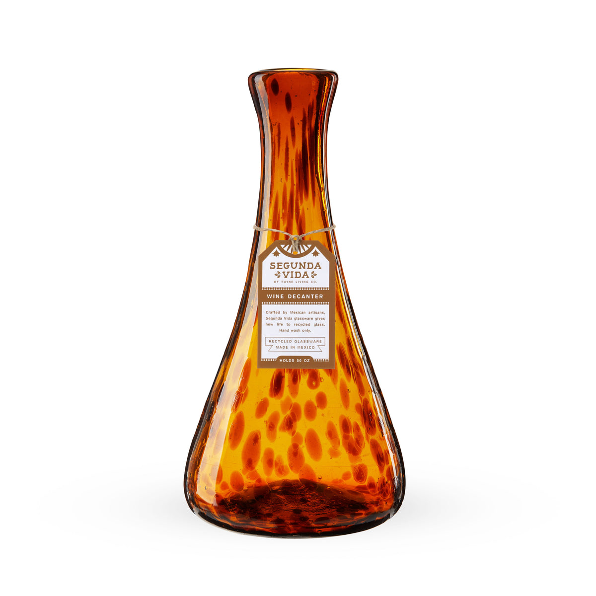 Twine Living Segunda Vida Tortuga Decanter - view 8