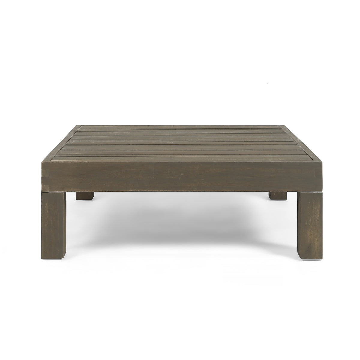 Oana Outdoor Wooden Sectional Set With Cushions
