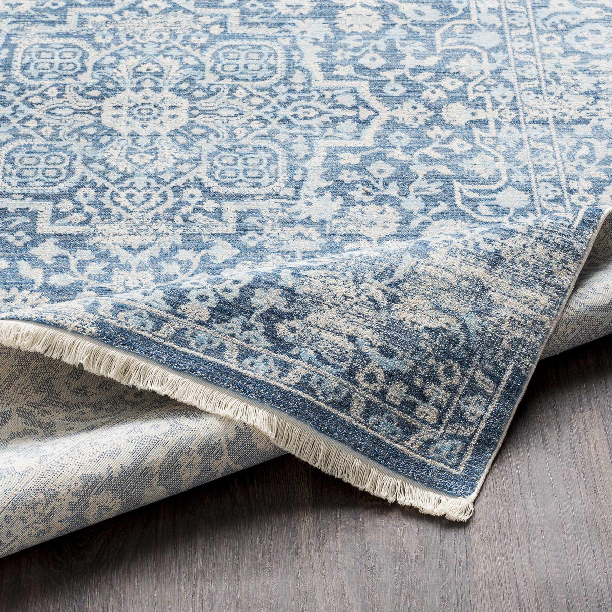Yorkana Distressed Blue Rug - Clearance