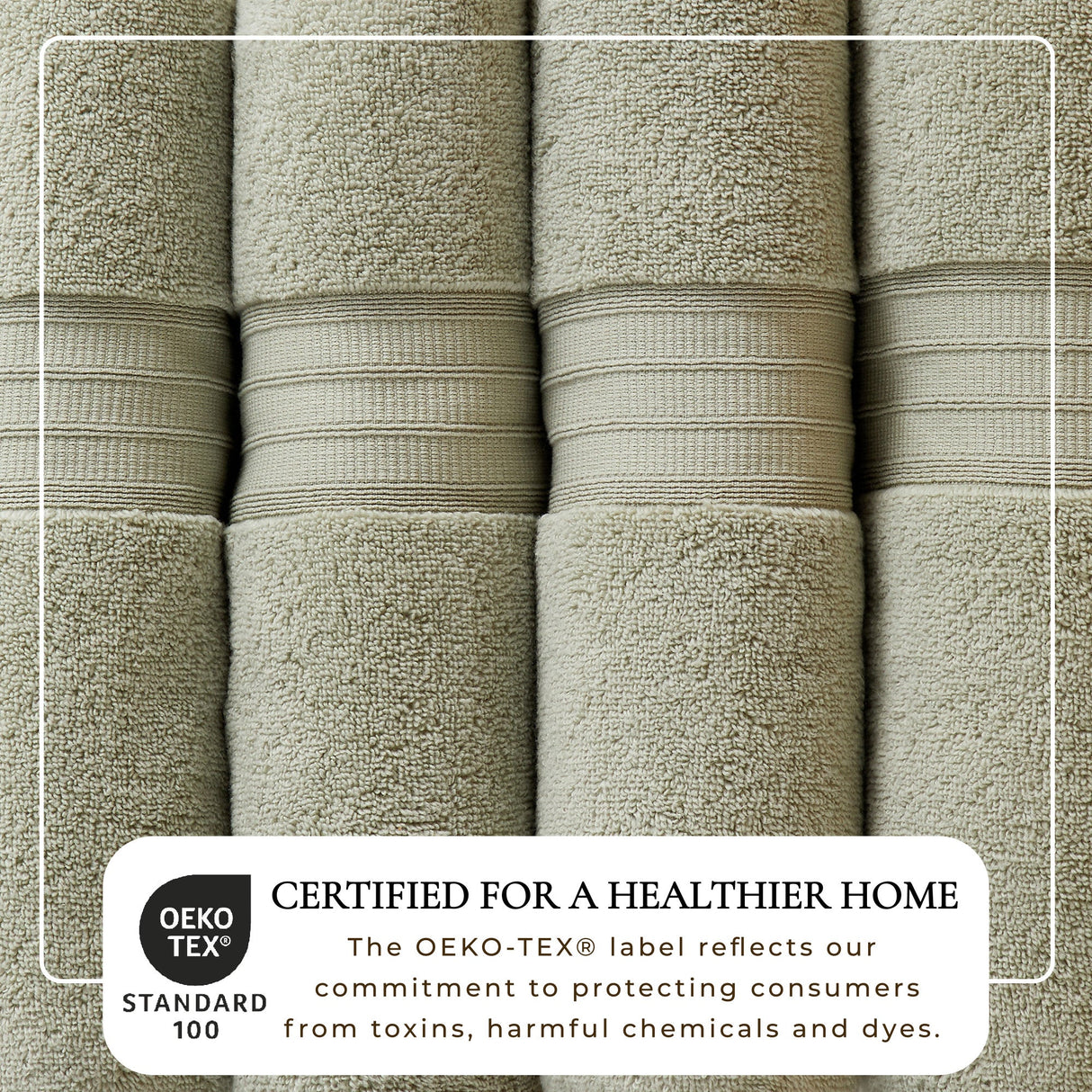 100% Cotton Premium Bath Towel Set - Chiara Collection