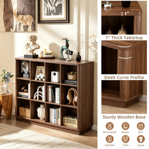Book Shelf Cube Storage Organizer Bookcase - 12 Cube Storage Cubes