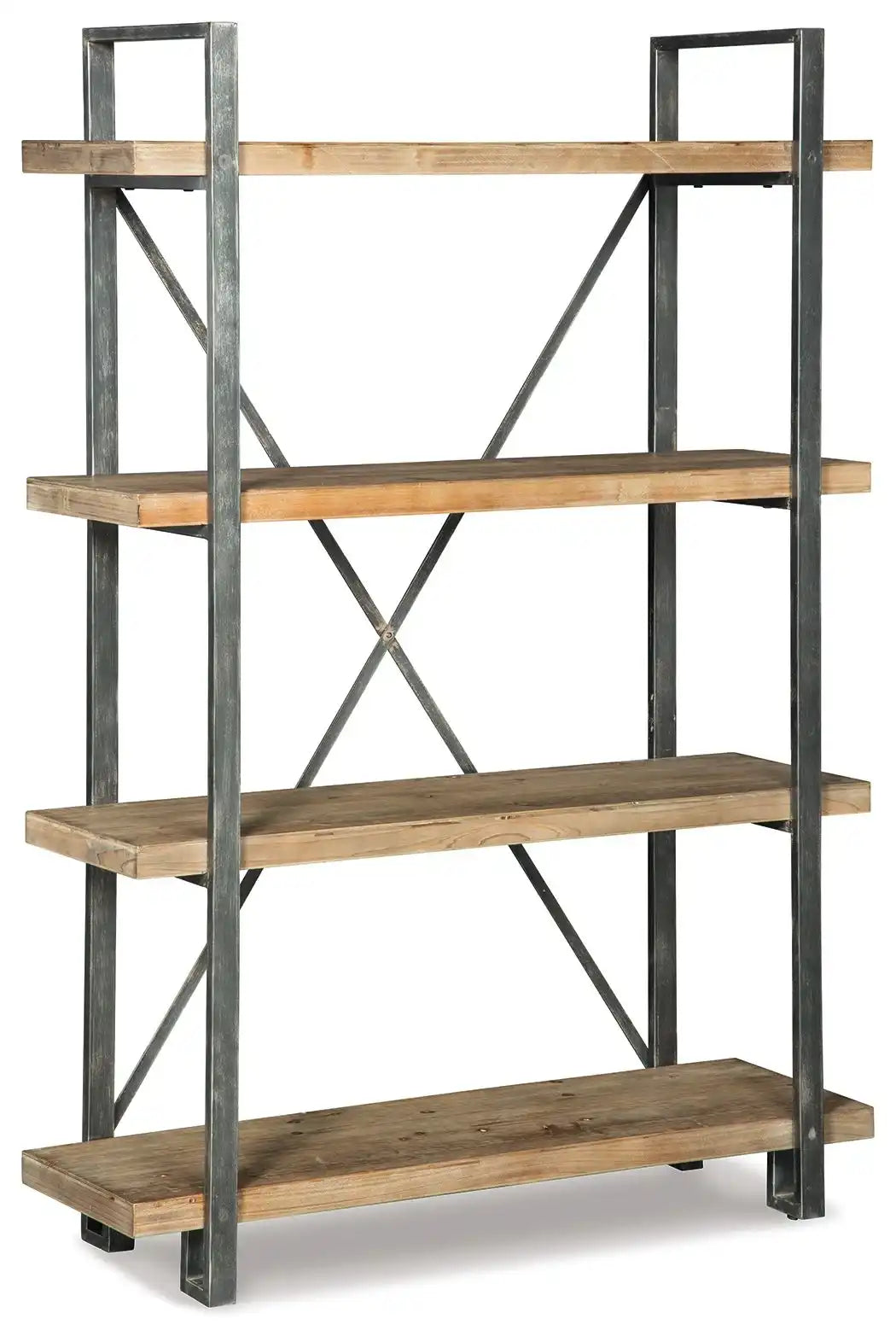 Forestmin - Bookcase - Brown / Black - Best Buy Furniture
