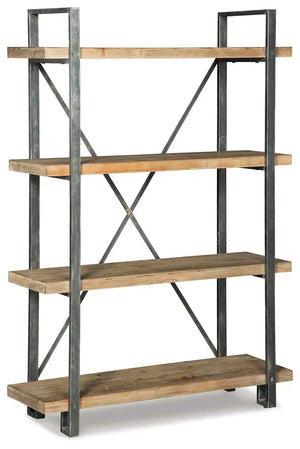 Forestmin - Bookcase - Brown / Black - Best Buy Furniture