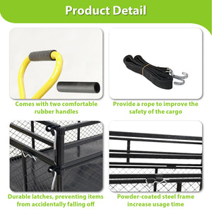 Steel Garden Cart, Heavy Duty 1400 lbs Capacity