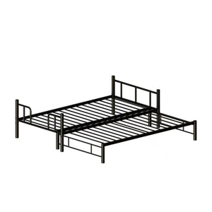 Twin Size Metal Pull-Out Bunk Bed