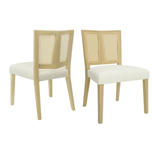 Rattan Dining Chair Without Arms (Set of 2) - Best Buy Furniture