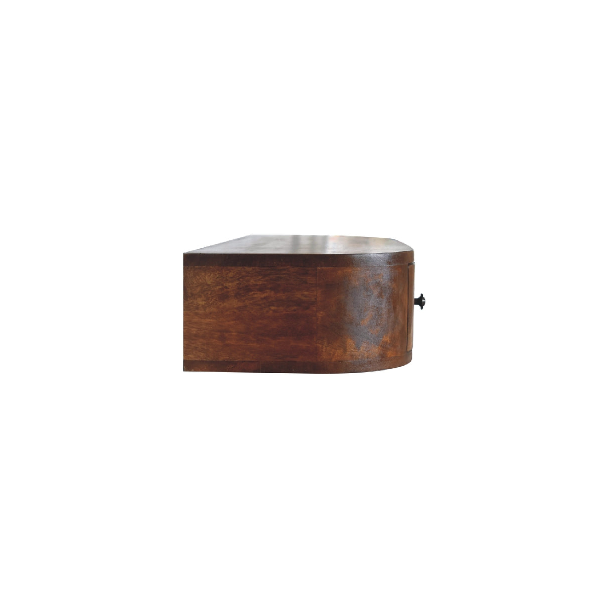 Solid Wood Lunar 2-Drawer Floating Console, 1 Open-slot