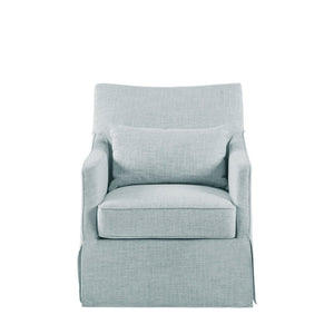 Traditional Design London Skirted Swivel Chair