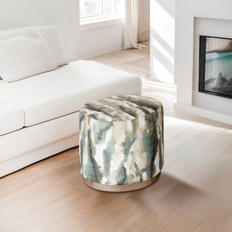 Oval Accent Ottoman - Multi