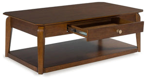 Trenmour - Rectangular Cocktail Table - Medium Brown - Best Buy Furniture