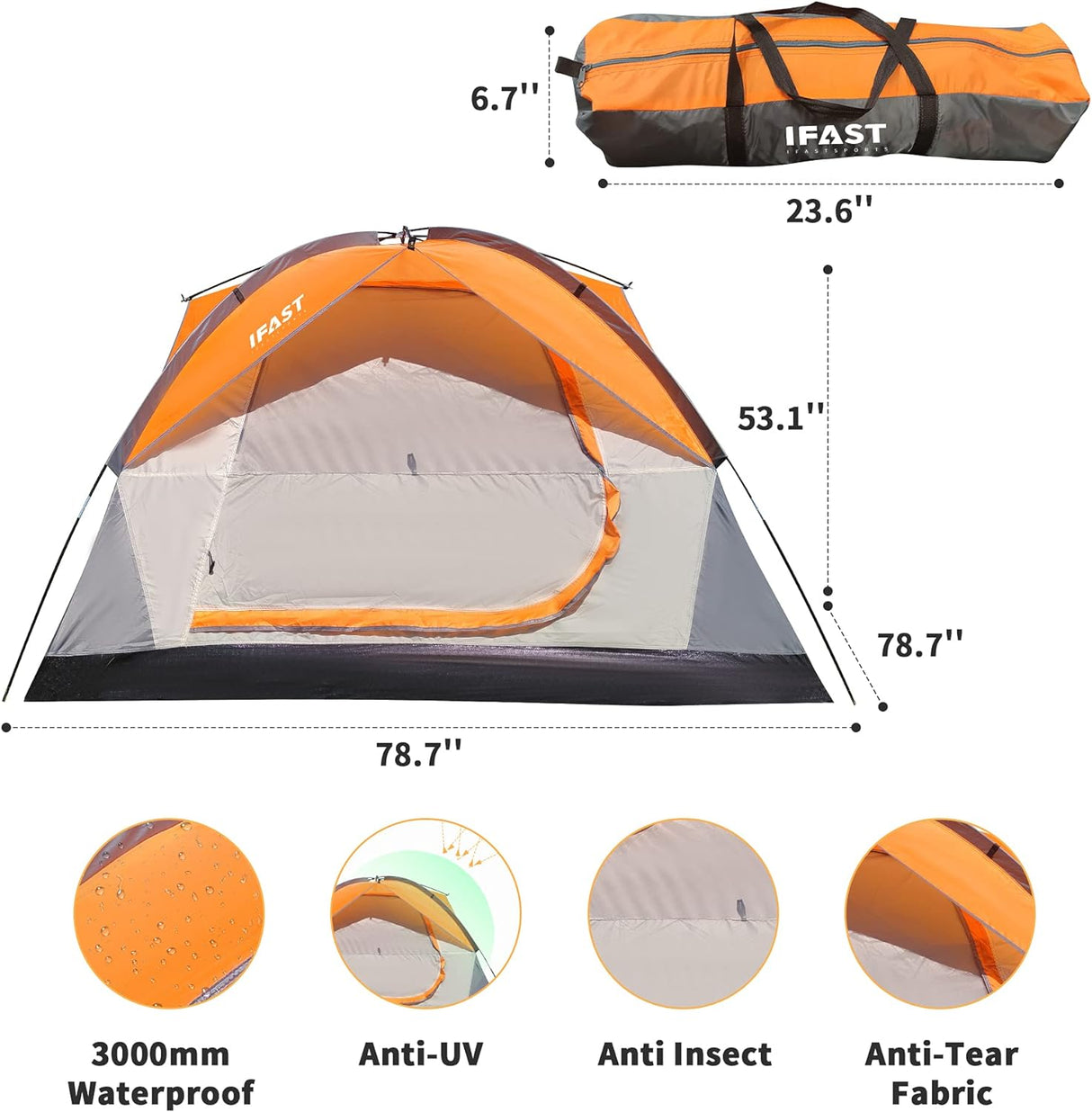 Person Family Camping Tent