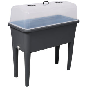 2 Piece Raised Garden Bed with Ventilated Lid