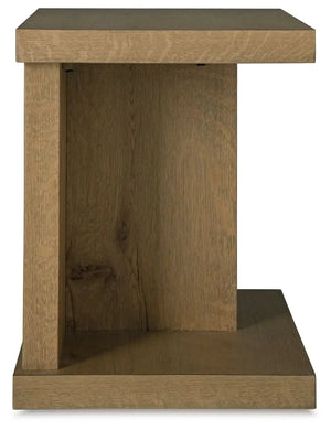 Brinstead - Chair Side End Table - Light Brown - Best Buy Furniture