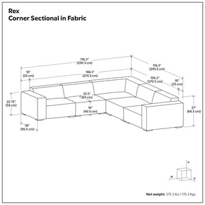 Rex - Handcrafted Sectional Sofa