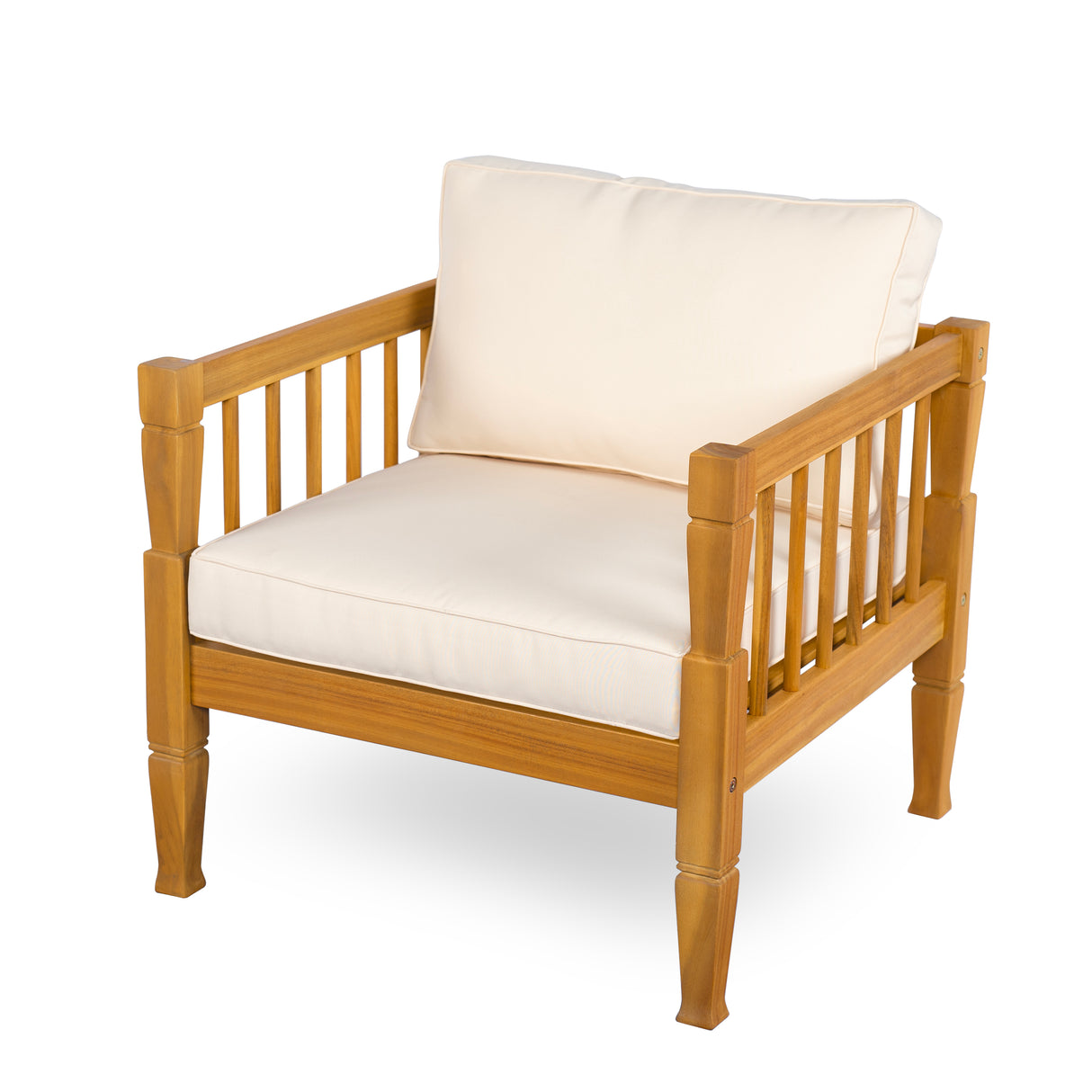 4-Piece Patio Furniture Set with Coffee Table and Cushions