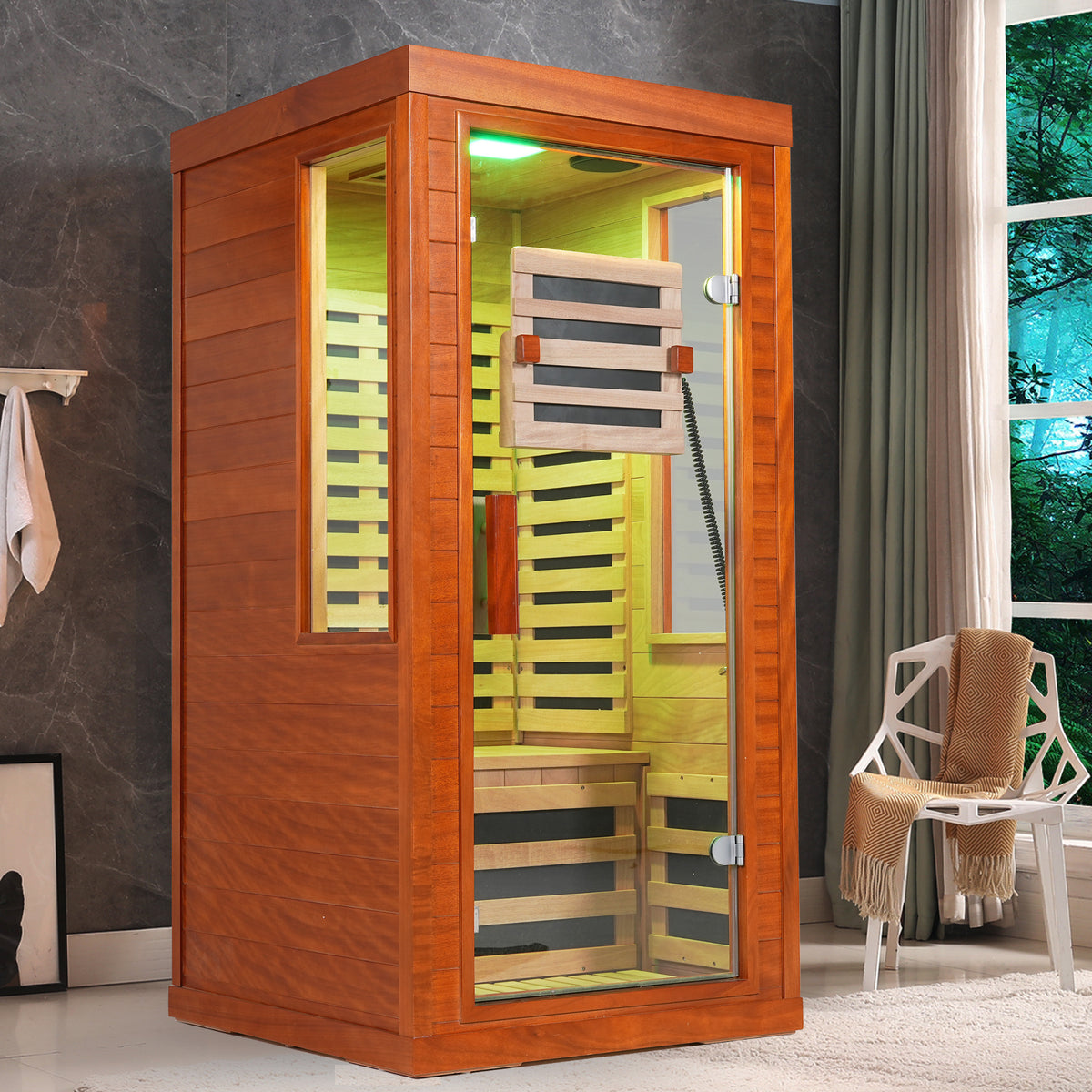 Wood Infrared Home Sauna Room