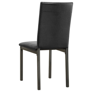 Macy - 5 Piece Dining Set - Black