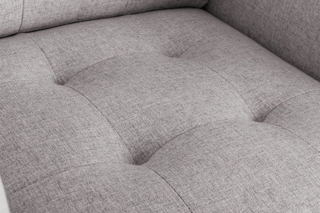 Victoria - Fabric Armchair With Metal Legs, Side Pockets, And Pillow